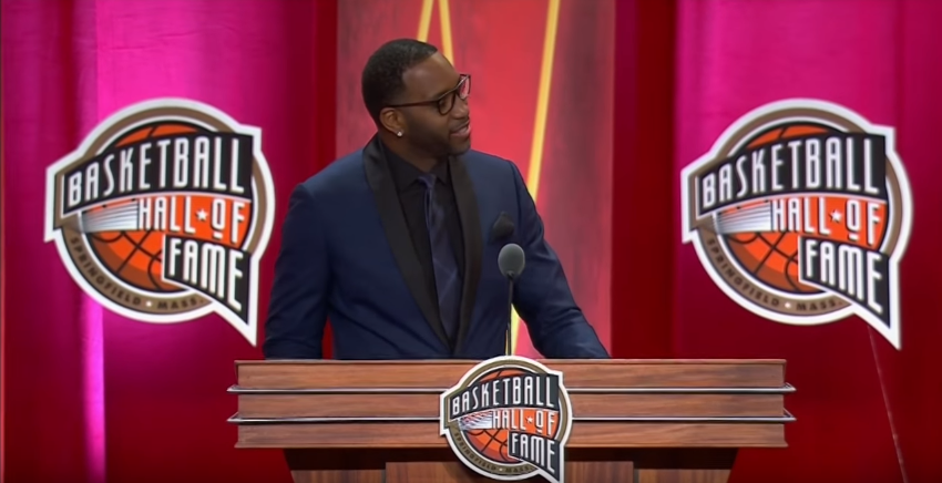 Tracy McGrady diventa un Hall of Famer (foto da: youtube.com)